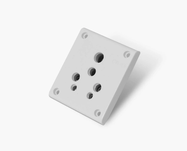 ANCHOR PW socket 6/16 A Three Pin Socket - 16A, WHITE, NA